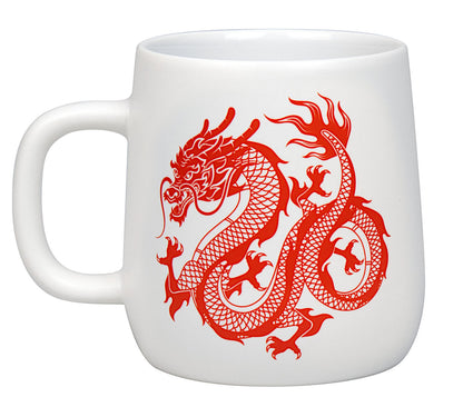 KÖNITZ Becher 395 ml STERNZEICHEN - Red Dragon - 395 ml aus Bone China Porzellan / Fassbecher – Bild 2