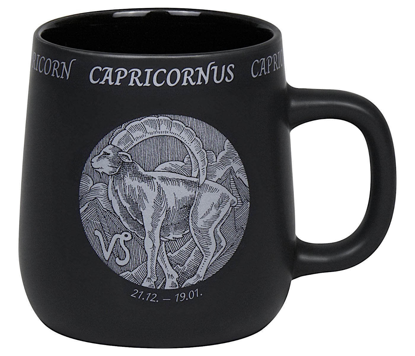 KÖNITZ Becher STERNZEICHEN - Steinbock - 395 ml aus Bone China Porzellan / Fassbecher