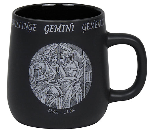 KÖNITZ Becher STERNZEICHEN - Zwillinge - 395 ml aus Bone China Porzellan / Fassbecher