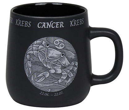 KÖNITZ Becher STERNZEICHEN - Krebs - 395 ml aus Bone China Porzellan / Fassbecher