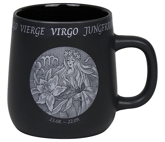 KÖNITZ Becher STERNZEICHEN - Jungfrau - 395 ml aus Bone China Porzellan / Fassbecher