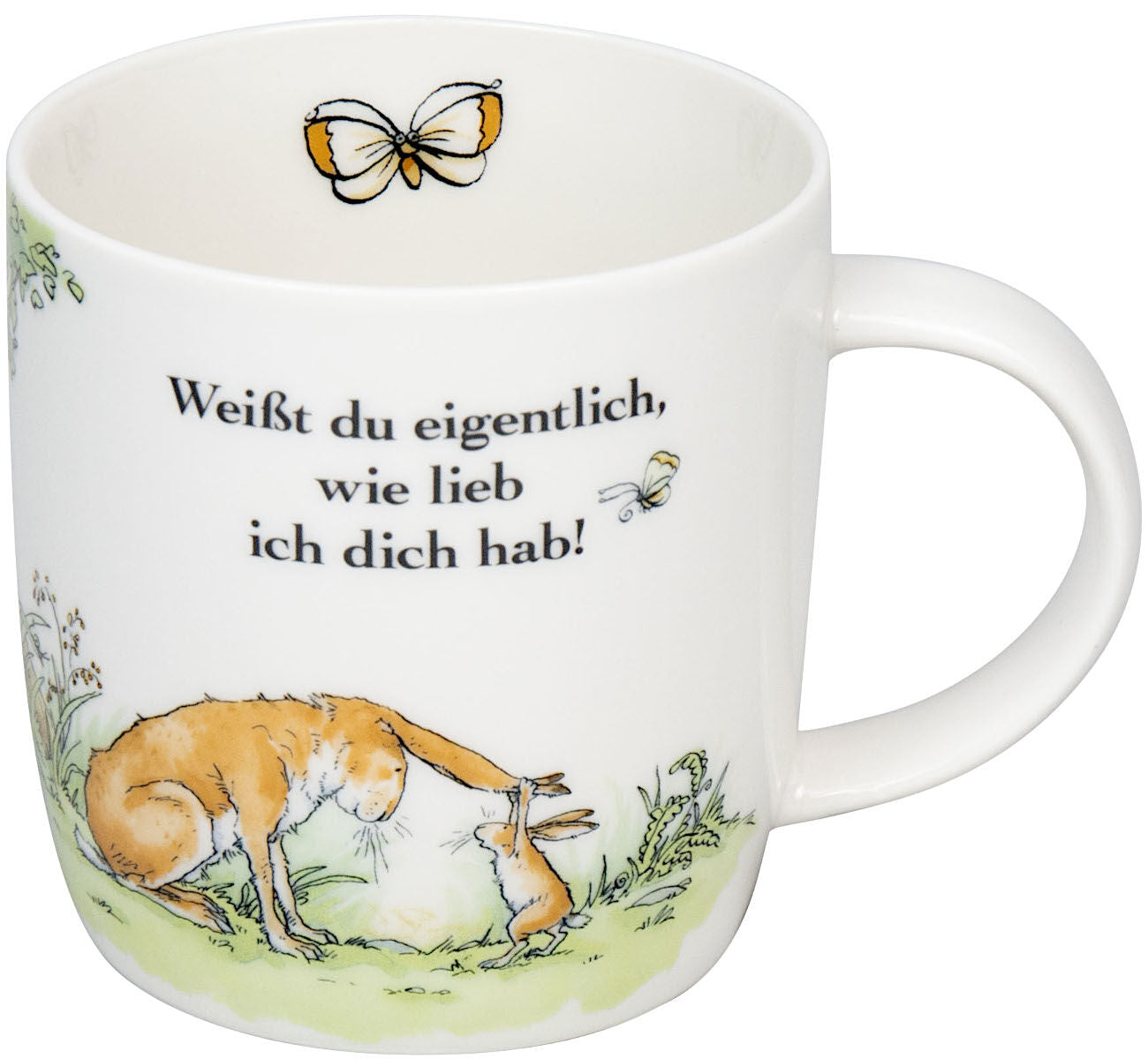 KÖNITZ Becher - Weisst du eigentlich wie lieb ich die habe - 400 ml aus Porzellan