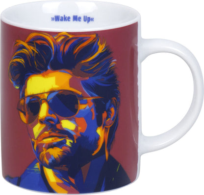 KÖNITZ 1110022981 Becher Heroes - Homage to GEORGE MICHAEL 300 ml aus Porzellan