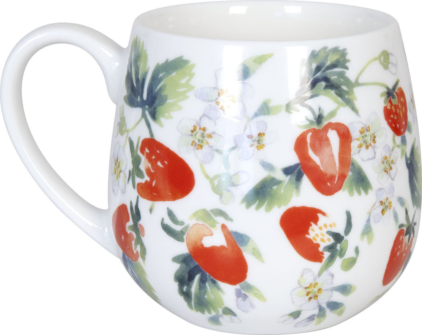 KÖNITZ 1111432599 Kuschelbecher 400 ml Fruity Tea STRAWBERRY - Victoria Lowe, Porzellan / Becher Früchtetee – Bild 2