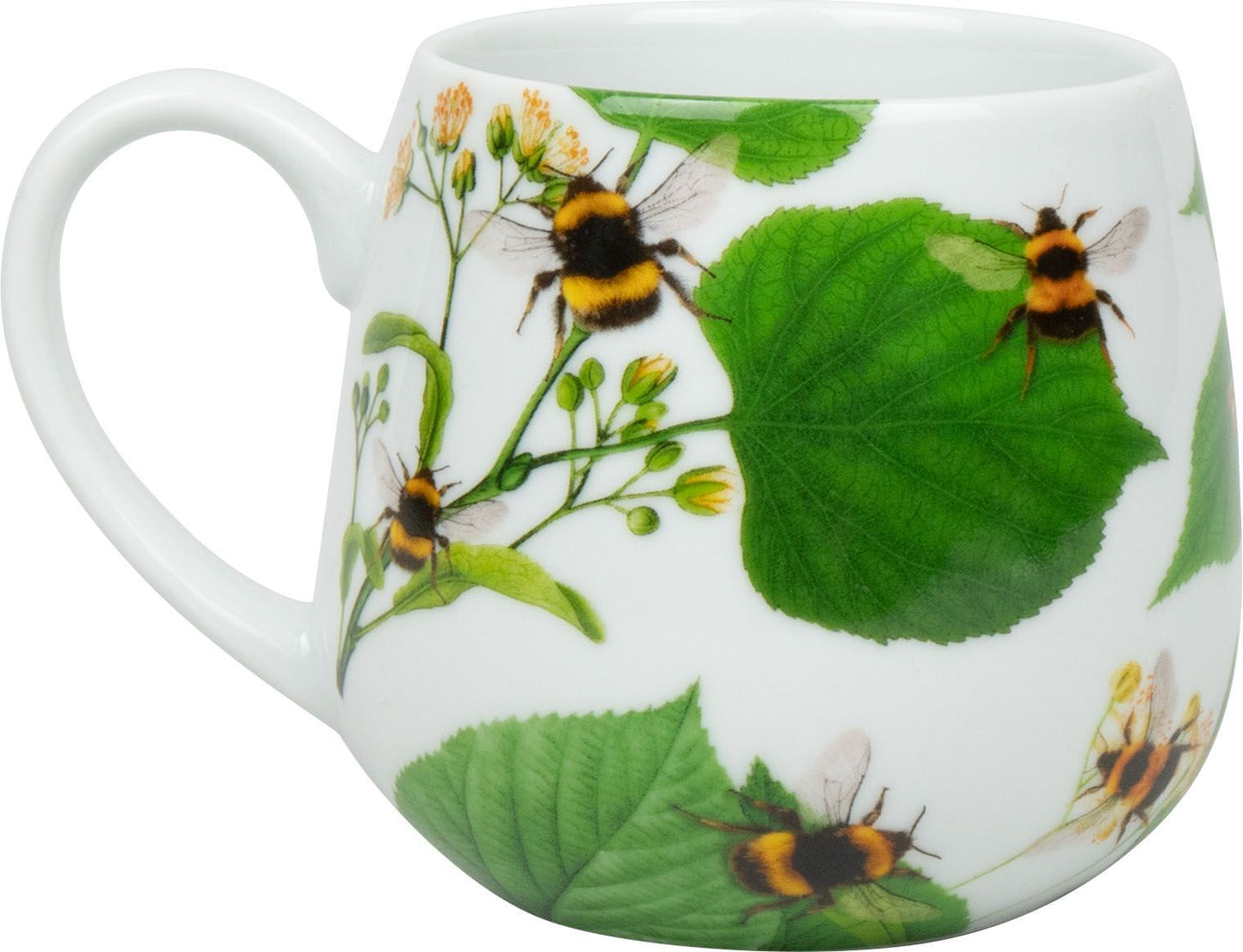KÖNITZ Kuschelbecher 400 ml HUMMELN auf Laub (Bumblebees on leave), Porzellan – Bild 2