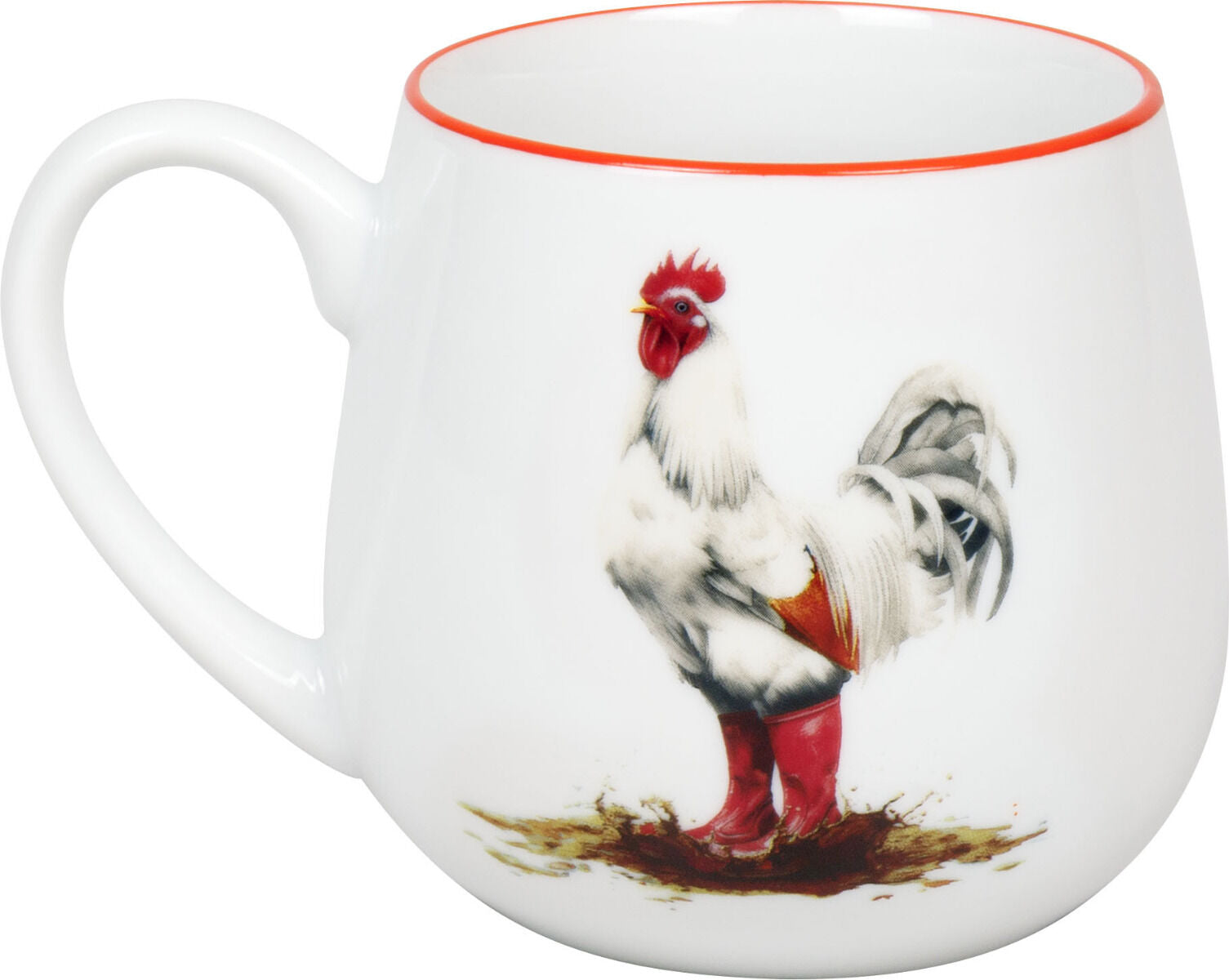 KÖNITZ 1111432961 Kuschelbecher 400 ml Tapsiger Hahn, Porzellan – Bild 2