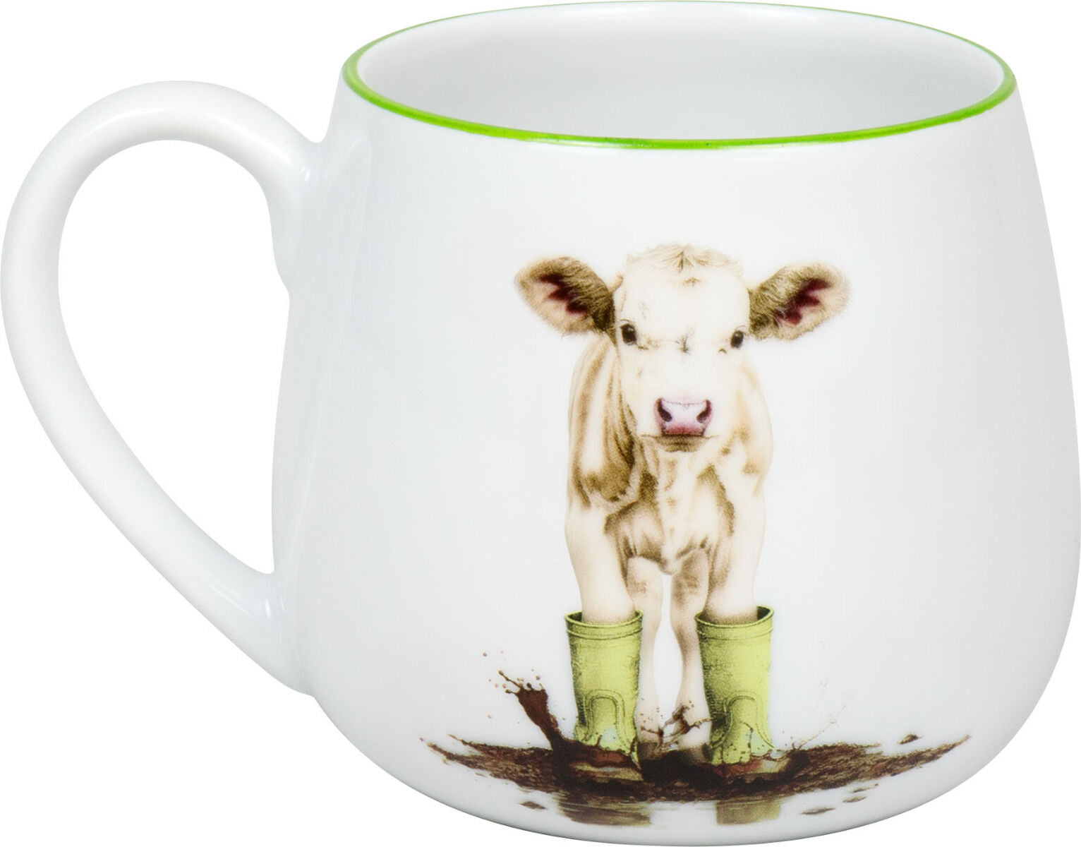 KÖNITZ 1111432963 Kuschelbecher 400 ml Tapsiges Kälbchen, Porzellan – Bild 2