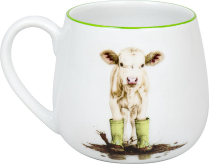 KÖNITZ 1111432963 Kuschelbecher 400 ml Tapsiges Kälbchen, Porzellan – Bild 2