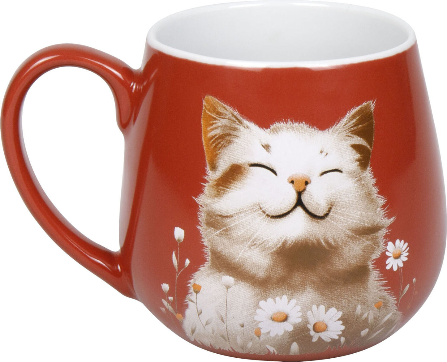 KÖNITZ 1111433015 Könitz Kuschelbecher Spring Animals - Katze, 400 ml, Porzellan / Becher – Bild 2