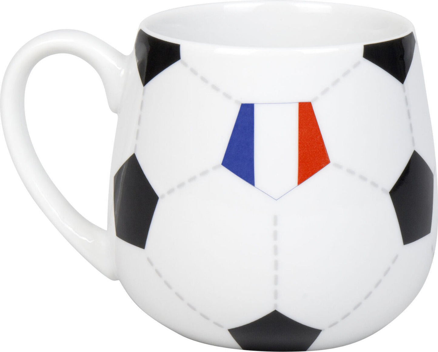 KÖNITZ 1111433035 Könitz Kuschelbecher Fußball Frankreich, 400 ml, Porzellan / Becher – Bild 2