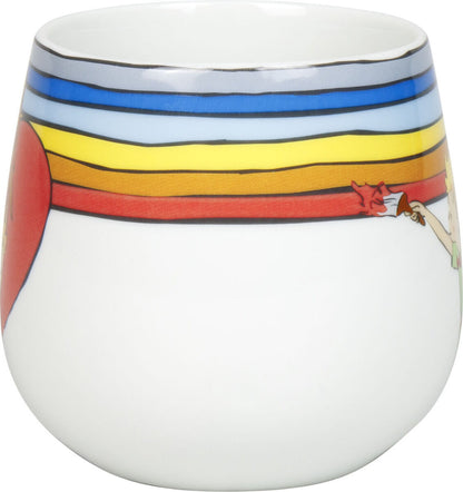 KÖNITZ 1111433036 Kuschelbecher DER KLEINE PRINZ - Regenbogen - 400 ml Porzellan / Motivbecher – Bild 6