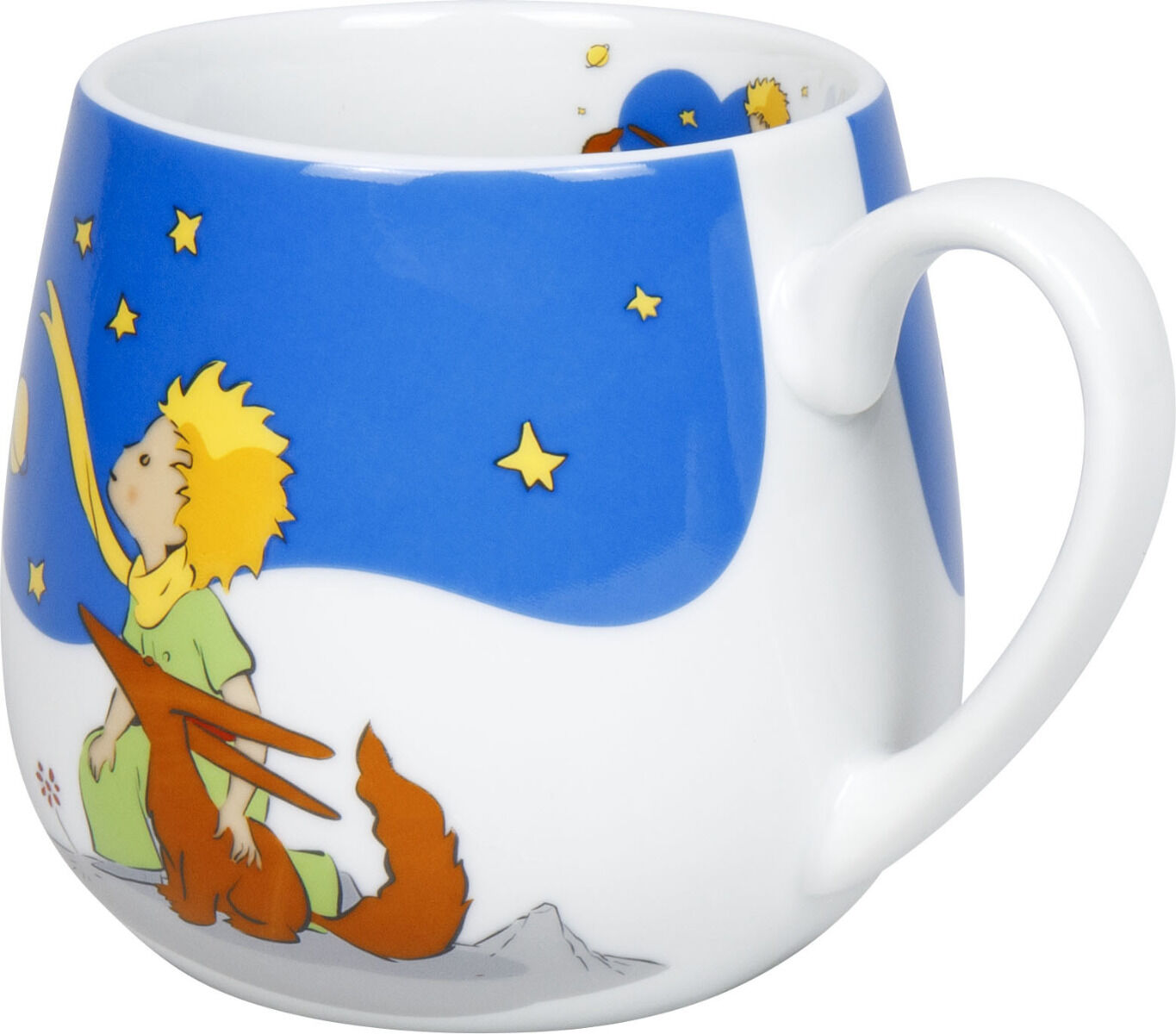KÖNITZ 1111433037 Kuschelbecher DER KLEINE PRINZ - Beste Freunde - 400 ml Porzellan / Motivbecher – Bild 3