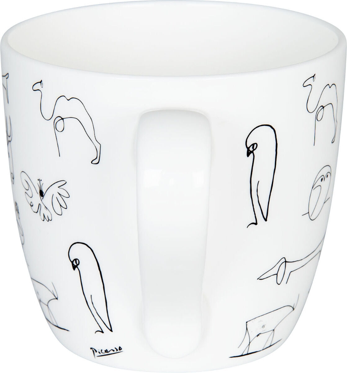 KÖNITZ 1120570104 Becher Picasso - Animaux (Tiere) - 425 ml aus Bone China Porzellan – Bild 4