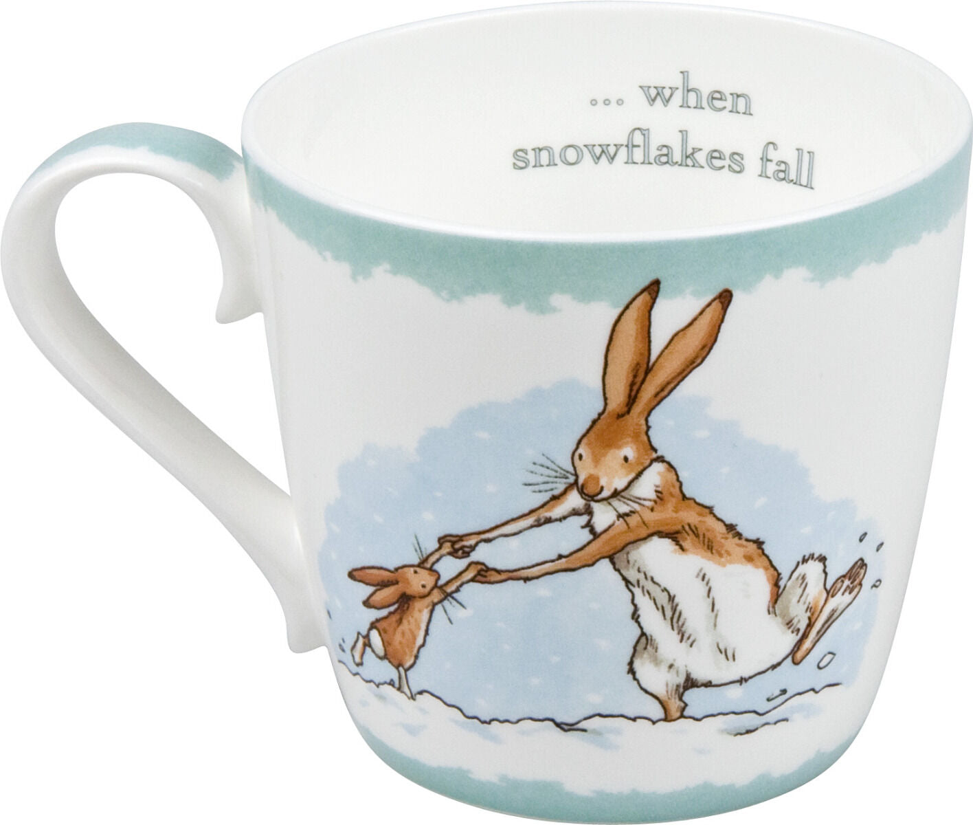 KÖNITZ 115S571527 Becher Weißt du eigentlich... WINTER 425 ml mit Sieb und Deckel / Der kleine Hase - Jahreszeiten – Bild 3