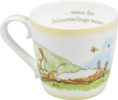 KÖNITZ 115S571529 Becher Weißt du eigentlich... SOMMER 425 ml mit Sieb und Deckel / Der kleine Hase - Jahreszeiten – Bild 3