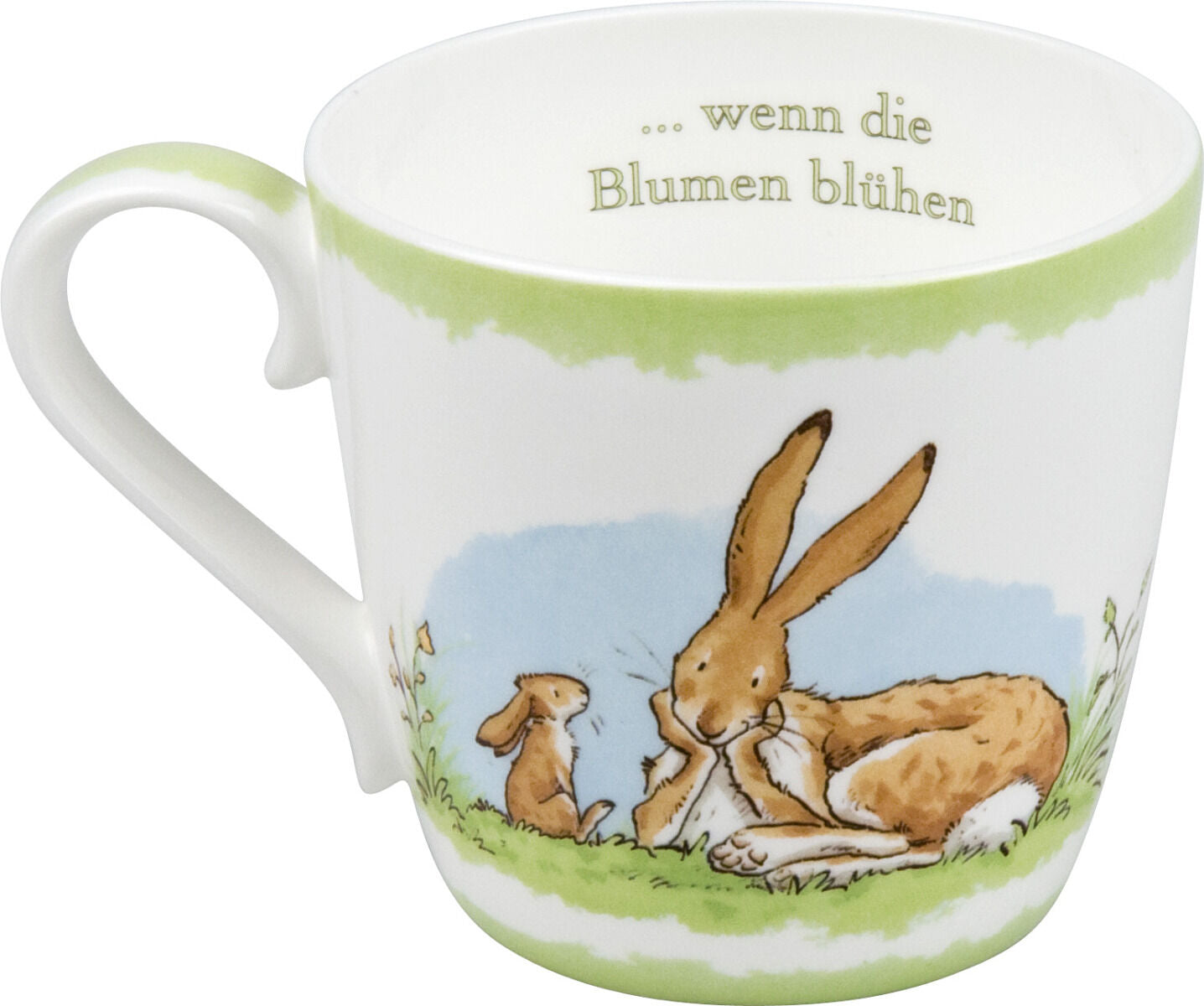 KÖNITZ 115S571531 Becher Weißt du eigentlich... FRÜHLING 425 ml mit Sieb und Deckel / Der kleine Hase - Jahreszeiten – Bild 3