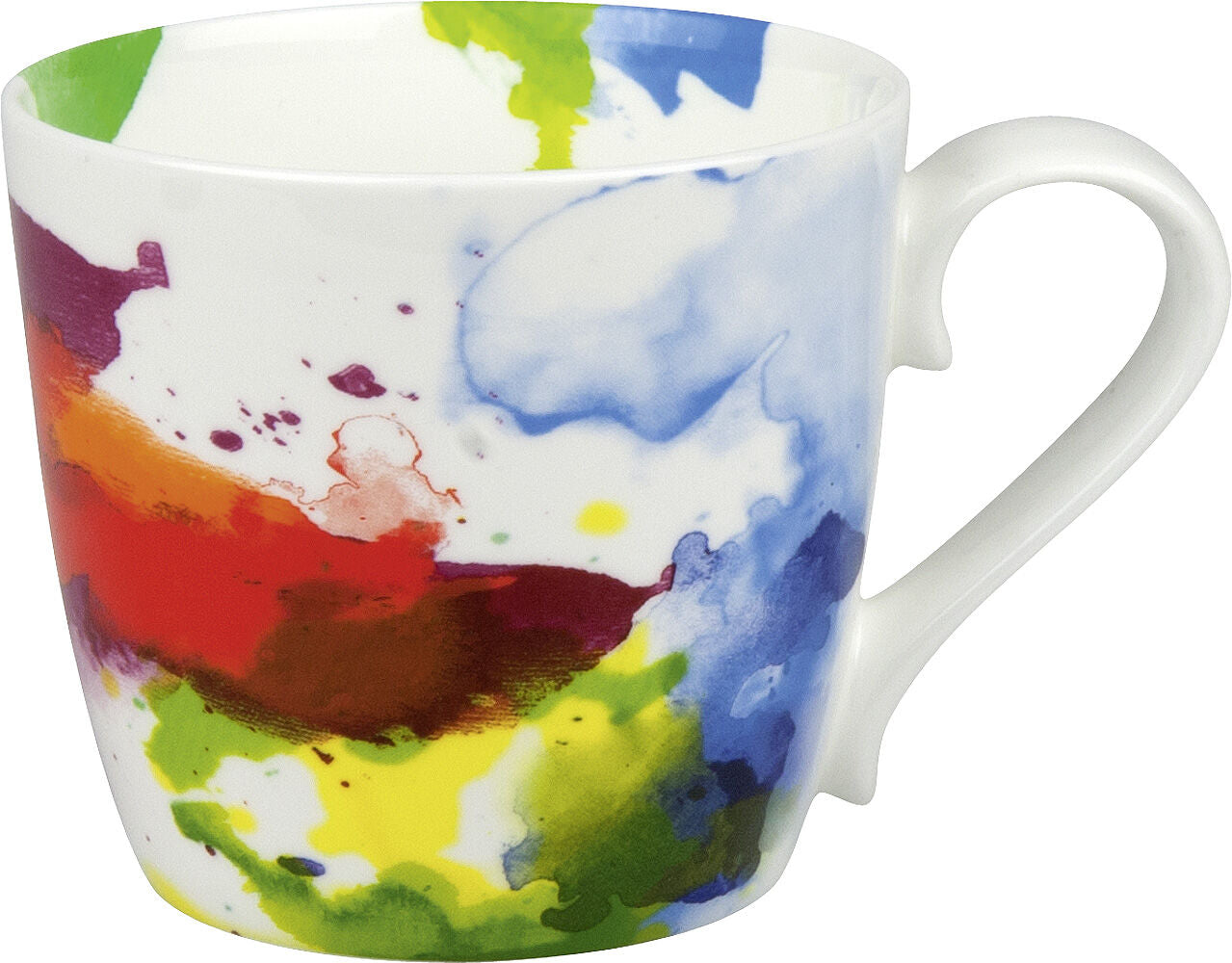 KÖNITZ 115S571694 Becher On colour - Flow 425 ml mit Sieb und Deckel, Bone China Porzellan – Bild 2