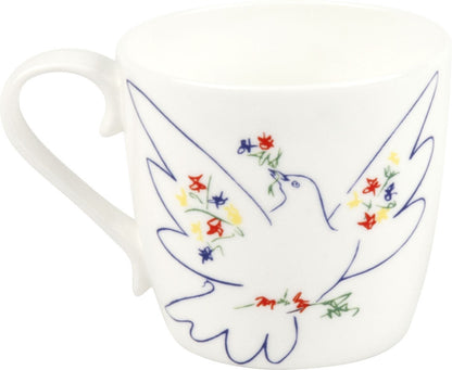 KÖNITZ 1120571992 Becher Picasso - La Colombe Du Festival - 450 ml aus Bone China Porzellan – Bild 2
