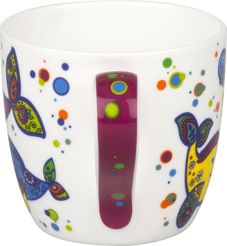 KÖNITZ 1120572289 Becher Colourful Animals - Fish - 425 ml / Motivtasse – Bild 3