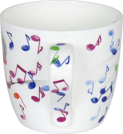 KÖNITZ 1120572300 Becher Flying Notes 425 ml aus Bone China Porzellan – Bild 3
