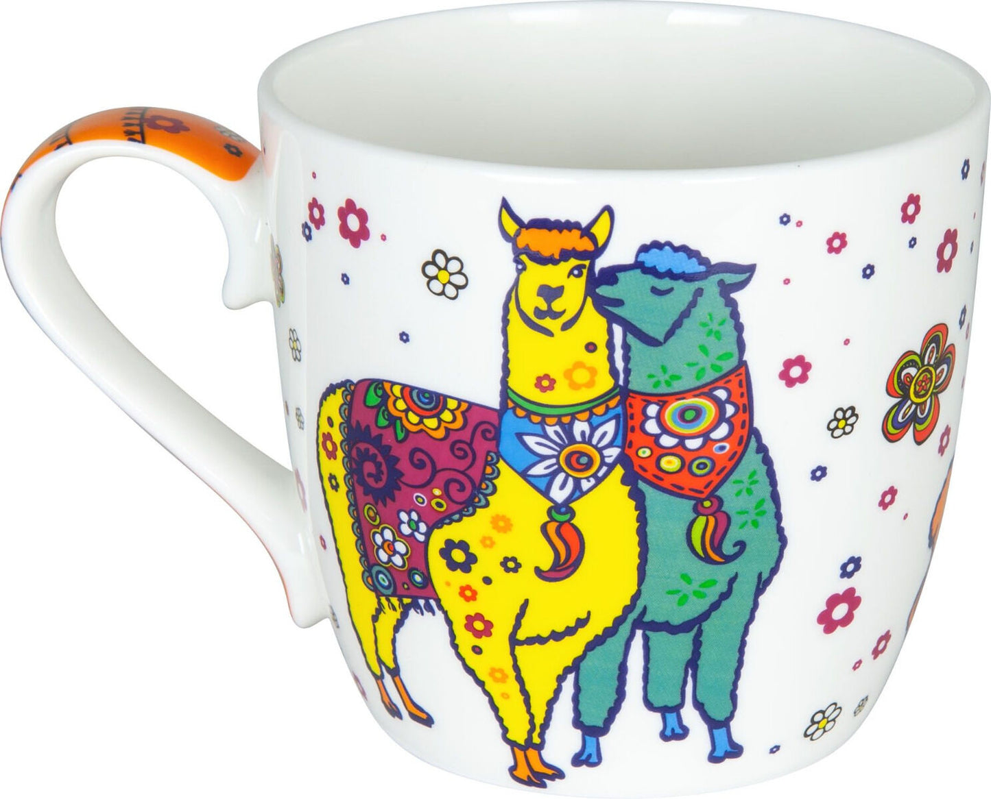 KÖNITZ 1120572308 Becher Colourful Animals - Lama - 425 ml / Motivtasse – Bild 2