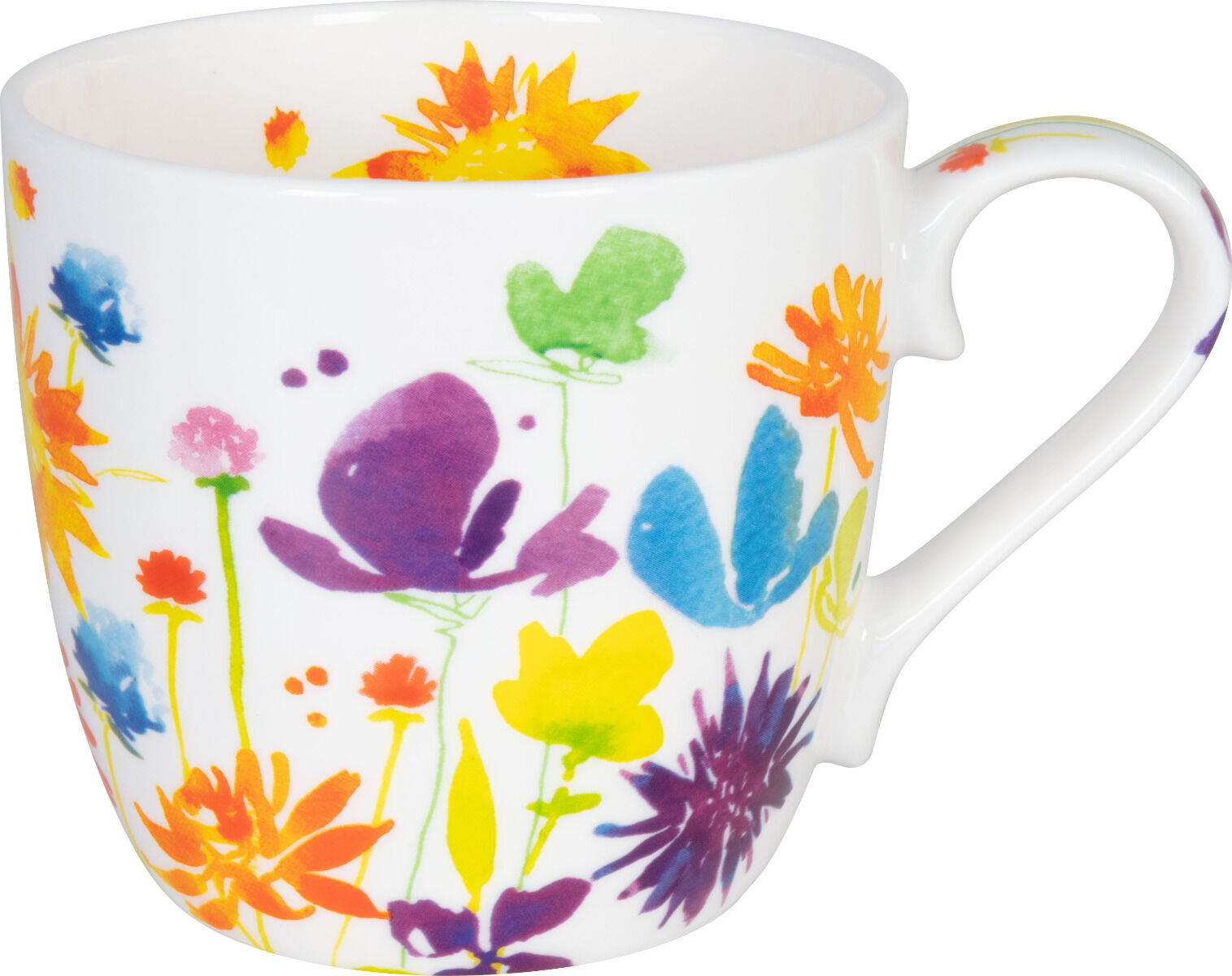 KÖNITZ 115S572369 Becher Victoria Lowe - Full Bloom 425 ml mit Sieb und Deckel, Bone China Porzellan – Bild 2