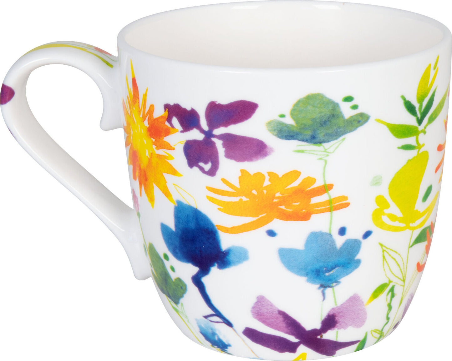 KÖNITZ 115S572369 Becher Victoria Lowe - Full Bloom 425 ml mit Sieb und Deckel, Bone China Porzellan – Bild 3