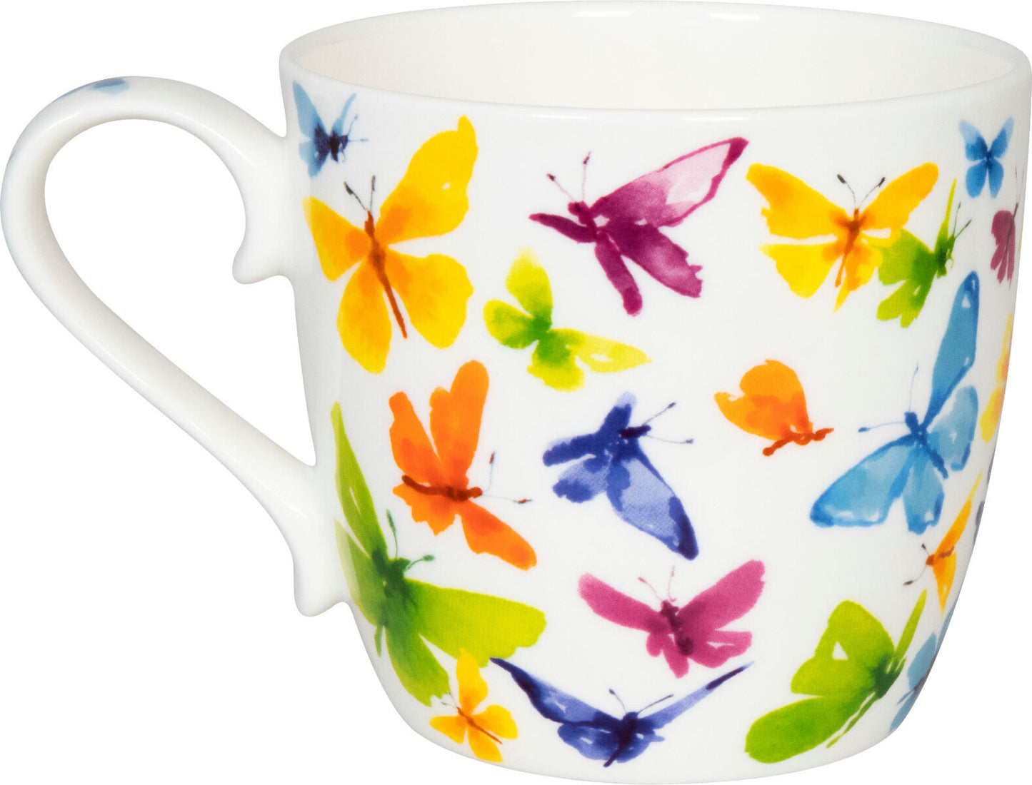 KÖNITZ 115S572705 Becher BUTTERFLY 425 ml mit Sieb und Deckel, Bone China Porzellan – Bild 3