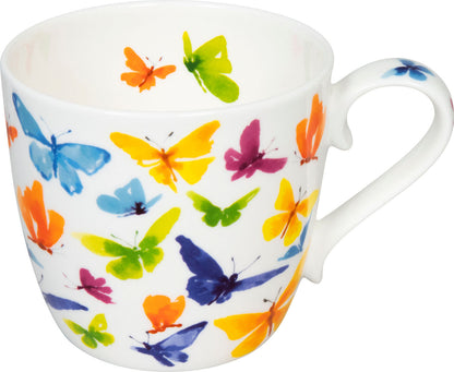 KÖNITZ 115S572705 Becher BUTTERFLY 425 ml mit Sieb und Deckel, Bone China Porzellan – Bild 4