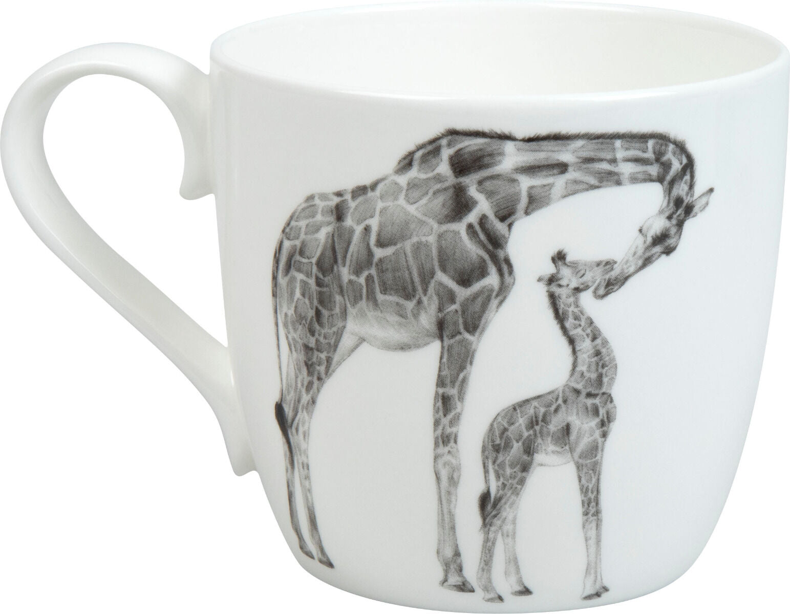 KÖNITZ 115S572760 Becher AMAZING ANIMALS Giraffen 425 ml mit Sieb und Deckel, Bone China Porzellan / Design Vanessa Kahl – Bild 3