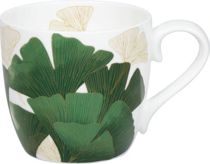 KÖNITZ 115S572814 Becher Ginkgo 425 ml mit Sieb und Deckel, Bone China Porzellan – Bild 2