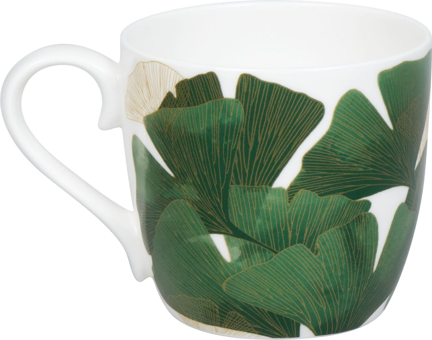 KÖNITZ 115S572814 Becher Ginkgo 425 ml mit Sieb und Deckel, Bone China Porzellan – Bild 3