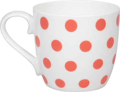KÖNITZ 1120572820 Becher Dots - coral, 425 ml / Kaffeebecher mit Punkten / Teebecher – Bild 2