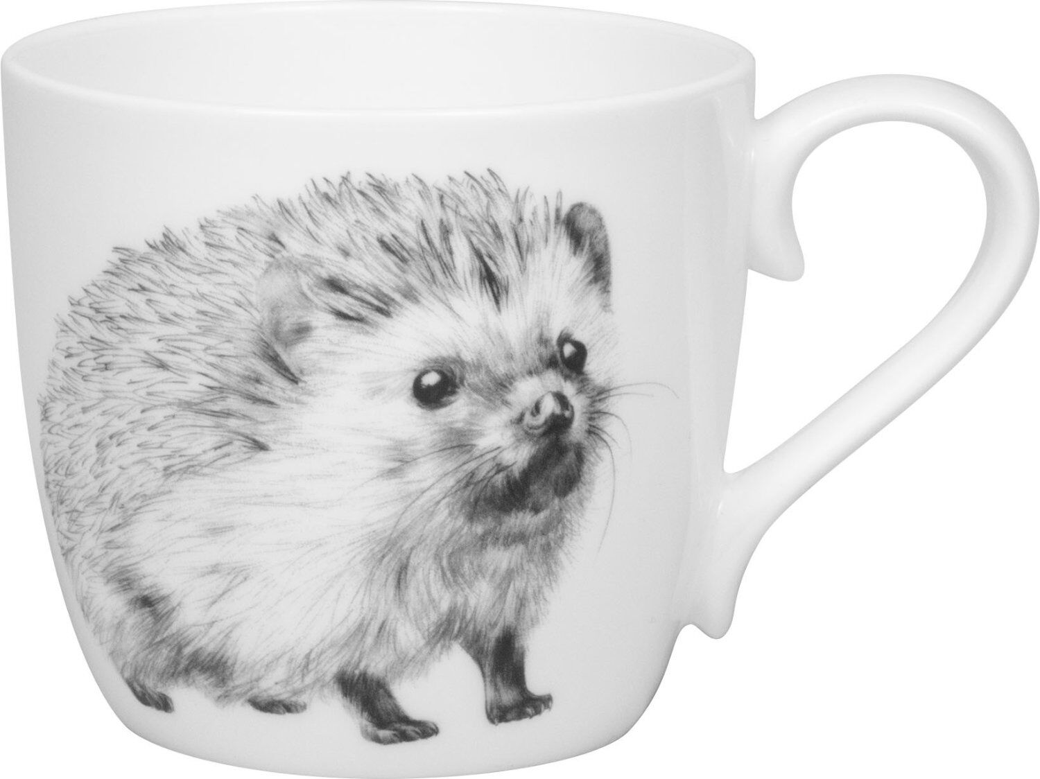 KÖNITZ 1120572865 Becher Amazing Animals - Igel 425 ml aus Bone China Porzellan