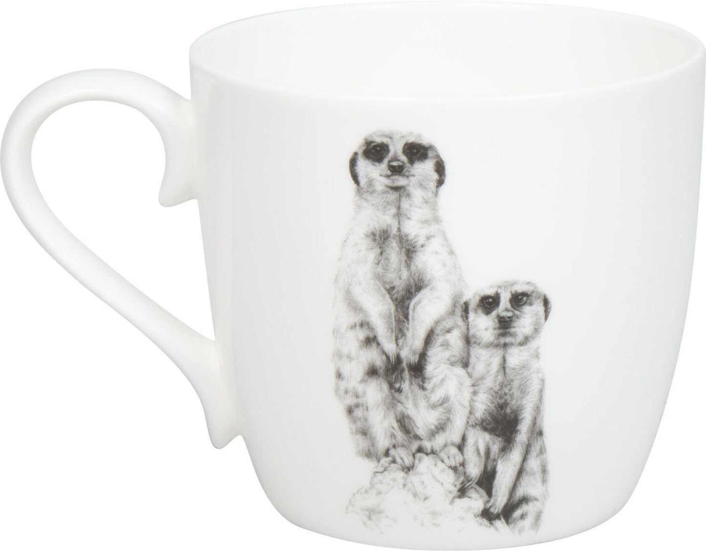 KÖNITZ 1120572957 Becher Amazing Animals - Erdmännchen 425 ml aus Bone China Porzellan – Bild 2