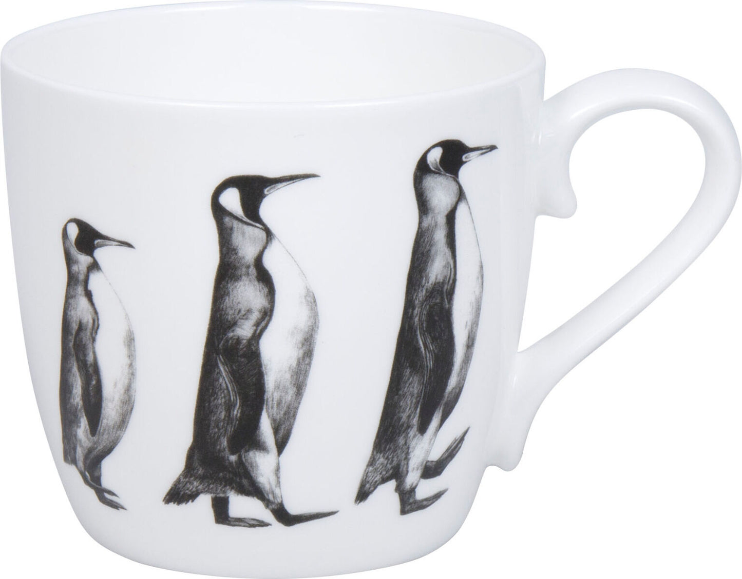 KÖNITZ 115S572987 Becher AMAZING ANIMALS Pinguin 425 ml mit Sieb und Deckel, Bone China Porzellan / Design Vanessa Kahl – Bild 2
