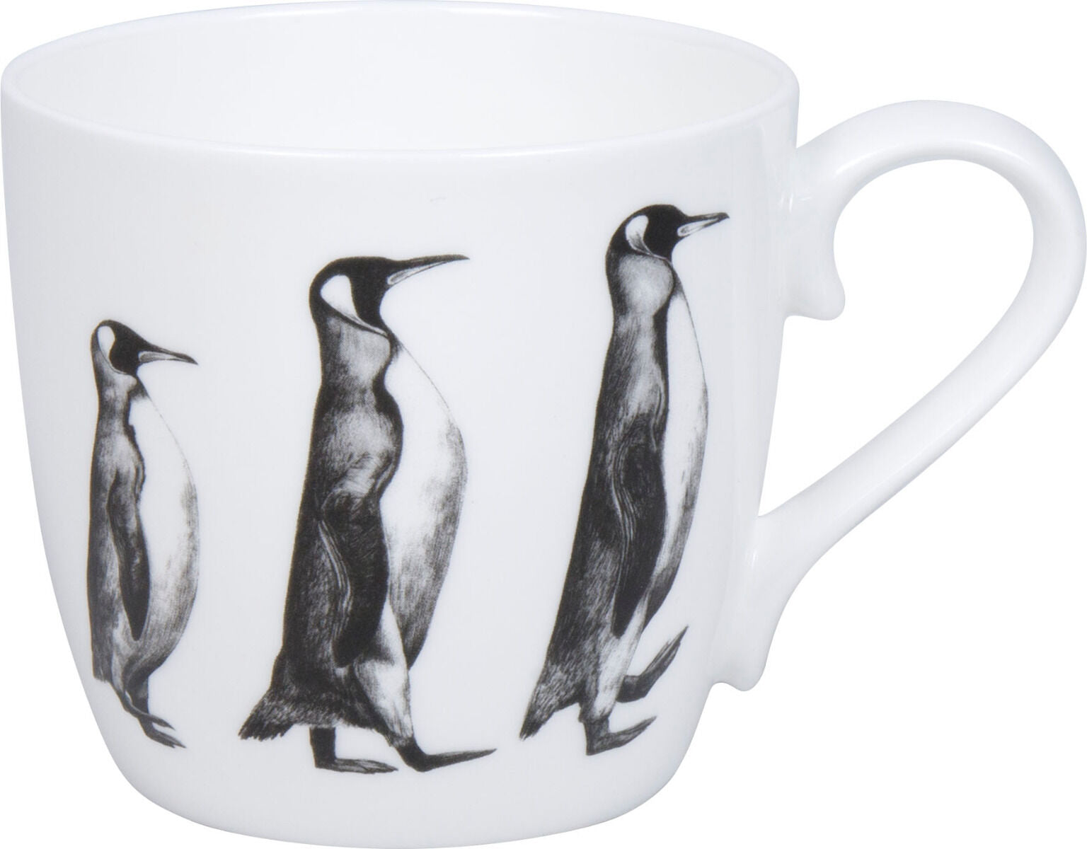 KÖNITZ 115S572987 Becher AMAZING ANIMALS Pinguin 425 ml mit Sieb und Deckel, Bone China Porzellan / Design Vanessa Kahl – Bild 2