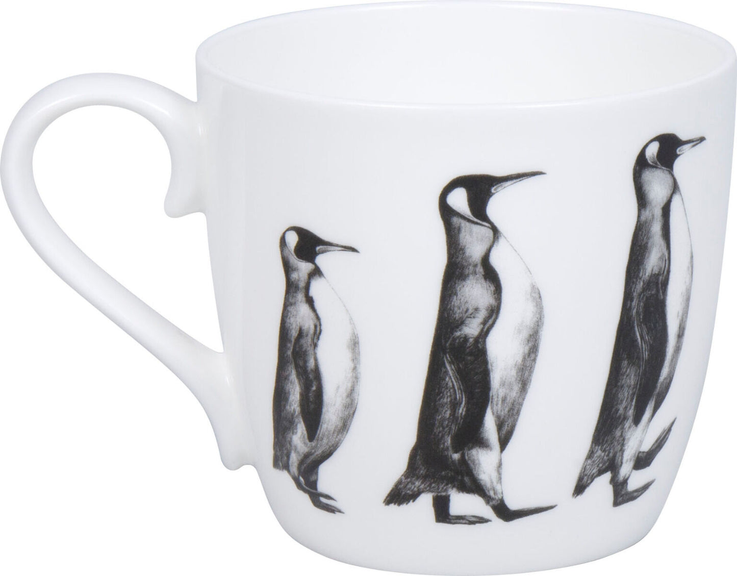KÖNITZ 115S572987 Becher AMAZING ANIMALS Pinguin 425 ml mit Sieb und Deckel, Bone China Porzellan / Design Vanessa Kahl – Bild 3
