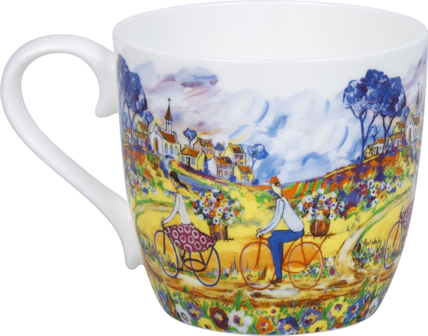 KÖNITZ 1120572992 Becher Flowers for Aunt Juliet by Portchie 425 ml aus Bone China Porzellan – Bild 2