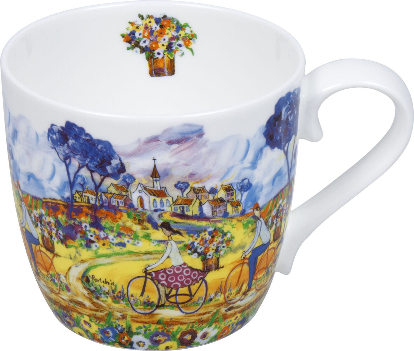 KÖNITZ 1120572992 Becher Flowers for Aunt Juliet by Portchie 425 ml aus Bone China Porzellan – Bild 5