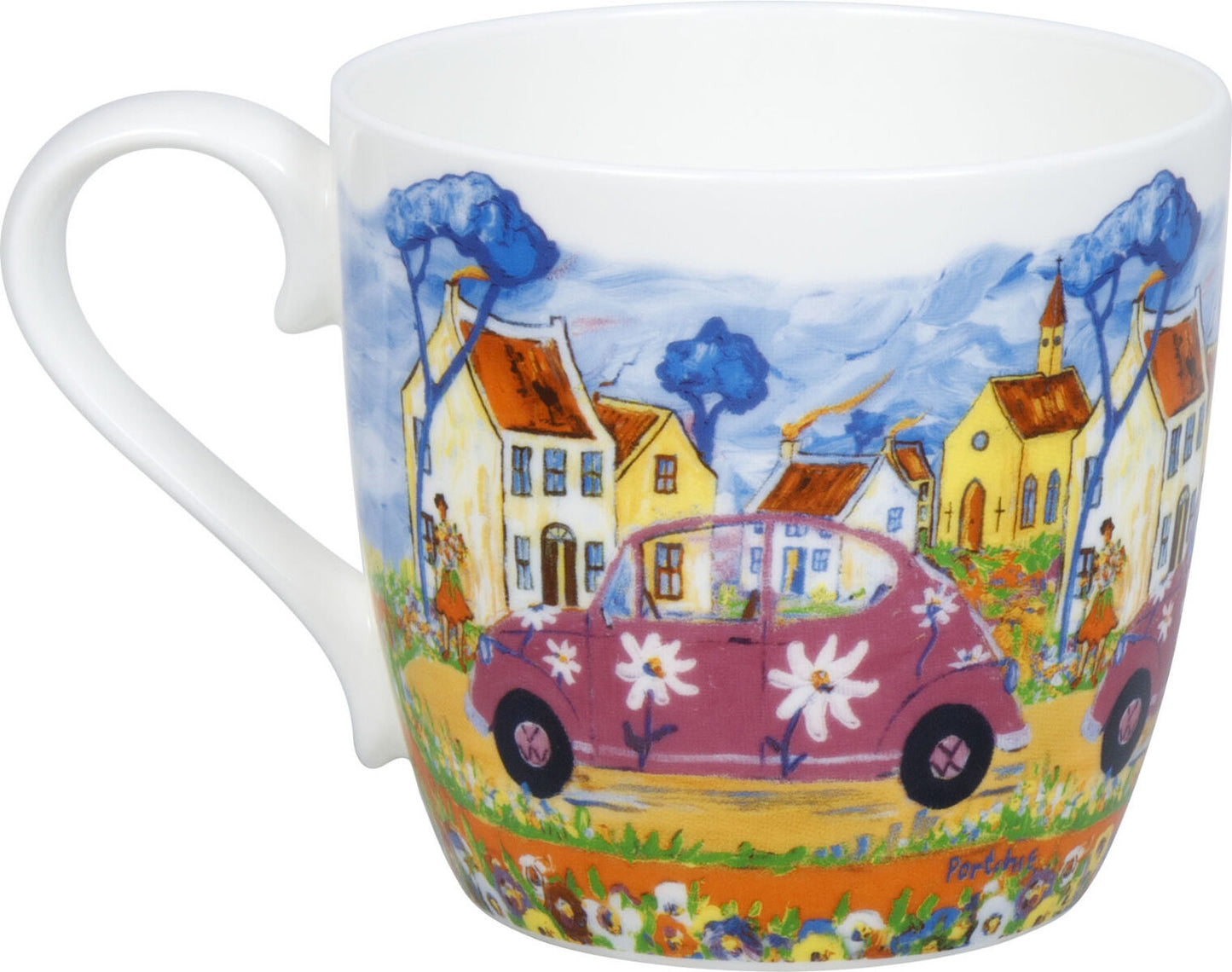 KÖNITZ 1120572993 Becher City Girl by Portchie 425 ml aus Bone China Porzellan – Bild 2