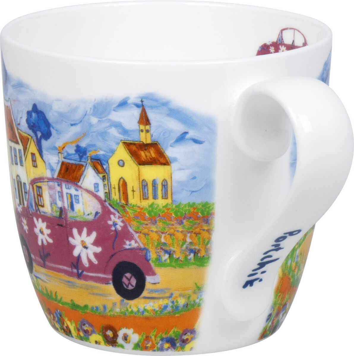 KÖNITZ 1120572993 Becher City Girl by Portchie 425 ml aus Bone China Porzellan – Bild 4