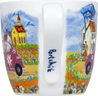 KÖNITZ 1120572993 Becher City Girl by Portchie 425 ml aus Bone China Porzellan – Bild 5