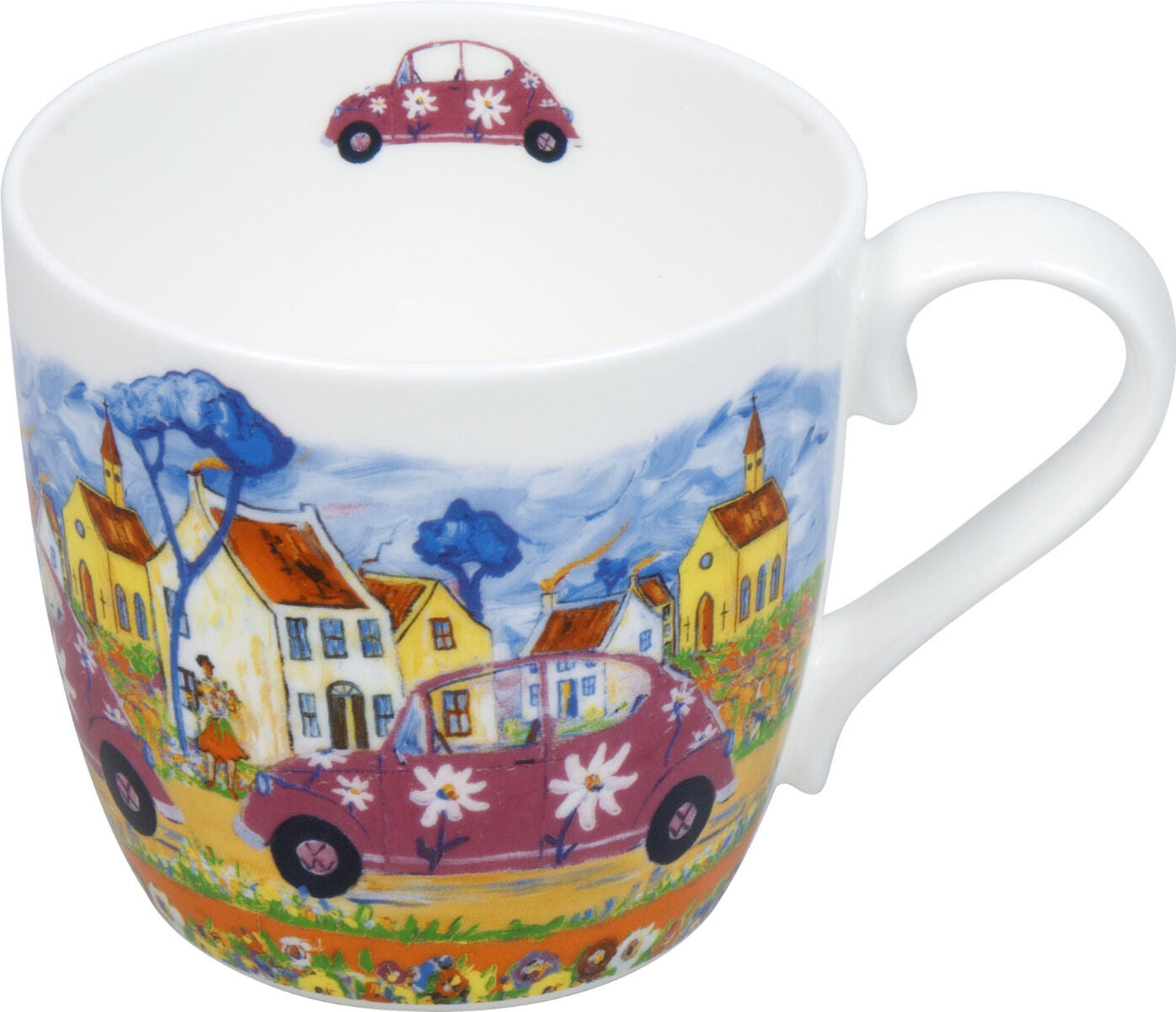 KÖNITZ 1120572993 Becher City Girl by Portchie 425 ml aus Bone China Porzellan – Bild 7