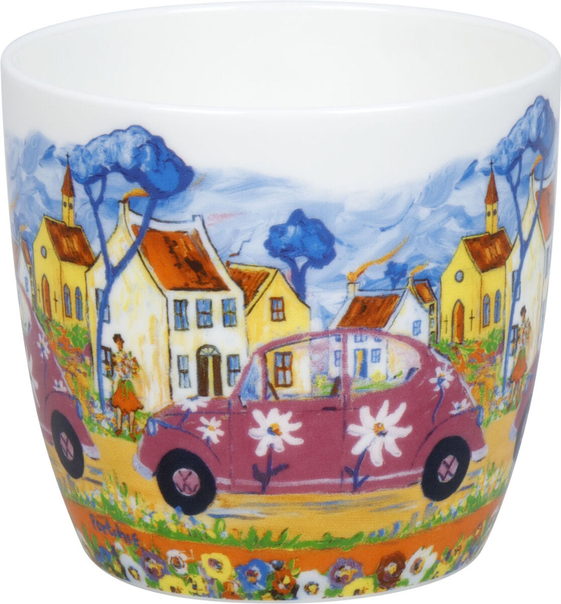 KÖNITZ 1120572993 Becher City Girl by Portchie 425 ml aus Bone China Porzellan – Bild 8