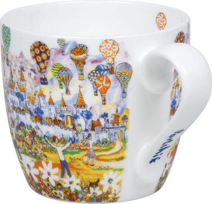 KÖNITZ 1120572994 Becher Hot Air Balloon by Portchie 425 ml aus Bone China Porzellan – Bild 3