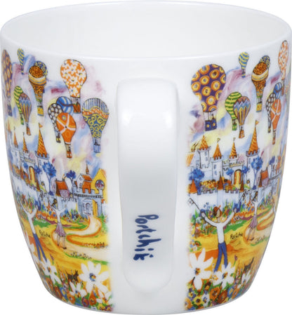 KÖNITZ 1120572994 Becher Hot Air Balloon by Portchie 425 ml aus Bone China Porzellan – Bild 4