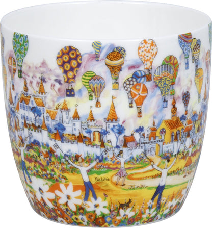KÖNITZ 1120572994 Becher Hot Air Balloon by Portchie 425 ml aus Bone China Porzellan – Bild 6