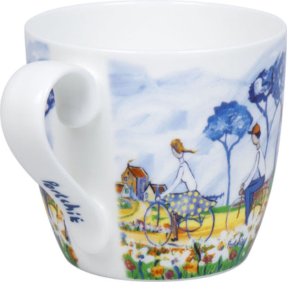 KÖNITZ 1120572995 Becher Kites and Cycling by Portchie 425 ml aus Bone China Porzellan – Bild 4