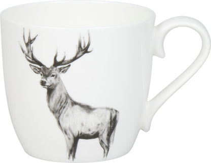 KÖNITZ 115S573019 Becher AMAZING ANIMALS Hirsch 425 ml mit Sieb und Deckel, Bone China Porzellan / Design Vanessa Kahl – Bild 2